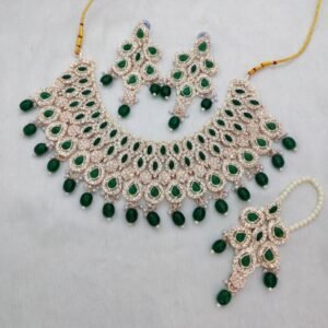 Emerald Grace Bridal Necklace Set